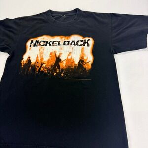 Nickelback Tour 2009‎ Concert Band T-Shirt Black Short Sleeve Men's Small